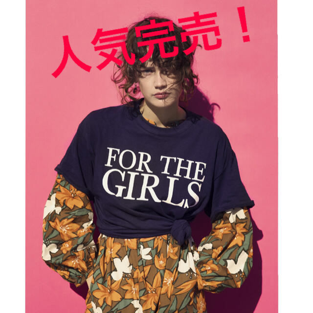 BEAUTY&YOUTH UNITED ARROWS(ビューティアンドユースユナイテッドアローズ)の6 roku今季人気完売！新品タグ付き【FOR THE GIRLS】Tシャツ　ズ レディースのトップス(Tシャツ(半袖/袖なし))の商品写真