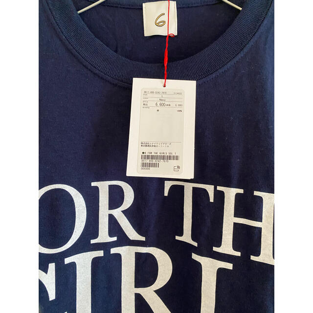 BEAUTY&YOUTH UNITED ARROWS(ビューティアンドユースユナイテッドアローズ)の6 roku今季人気完売！新品タグ付き【FOR THE GIRLS】Tシャツ　ズ レディースのトップス(Tシャツ(半袖/袖なし))の商品写真