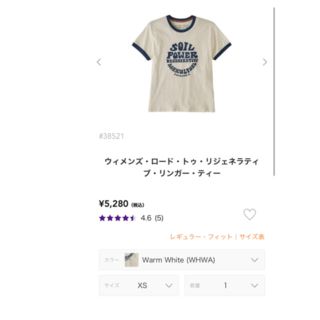 パタゴニア(patagonia)のパタゴニア　ウィメンズTシャツ(Tシャツ(半袖/袖なし))