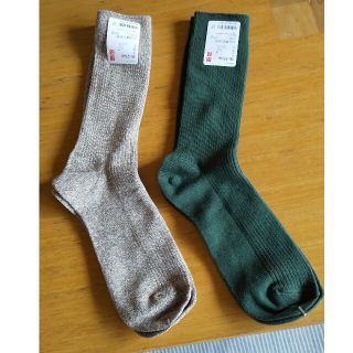 ユニクロ(UNIQLO)のユニクロ メンズソックス 25-27cm 2足セット(ソックス)