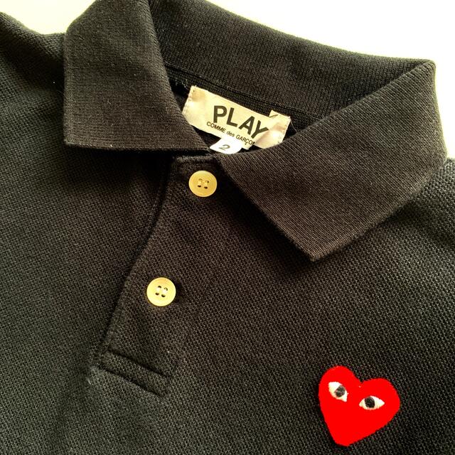 COMME des GARCONS(コムデギャルソン)の☆ PLAY COMME des GARCONS ポロシャツ ☆ キッズ/ベビー/マタニティのキッズ服男の子用(90cm~)(Tシャツ/カットソー)の商品写真