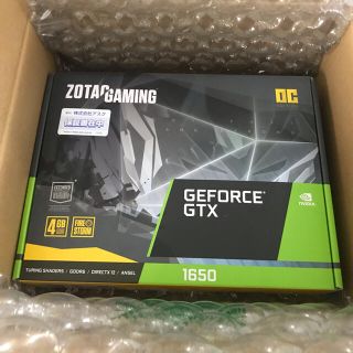 gtx1650 4g 未開封新品(PCパーツ)
