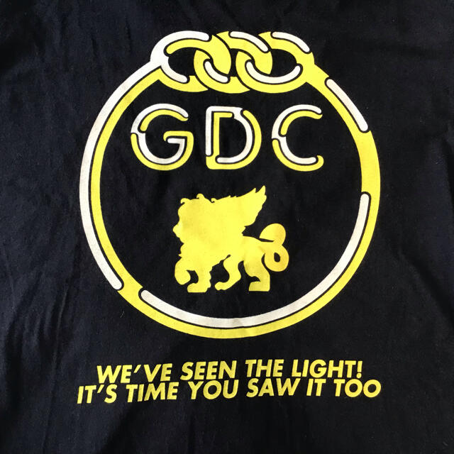 GDC(ジーディーシー)のGDC ジーディーシー　Tシャツ　ビックプリント　バック　ブラック　黒　熊谷隆志 メンズのトップス(Tシャツ/カットソー(半袖/袖なし))の商品写真