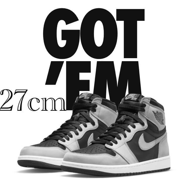 AIR Jordan 1 shadow 2.0  27cm  ジョーダン