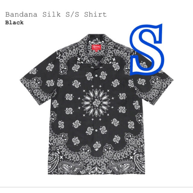 supreme Bandana Silk S/S Shirt S
