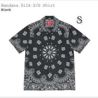 シュプリーム(Supreme)のsupreme Bandana Silk S/S Shirt sサイズ(シャツ)