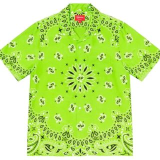 シュプリーム(Supreme)のsupreme Bandana Silk S/S Shirt(シャツ)