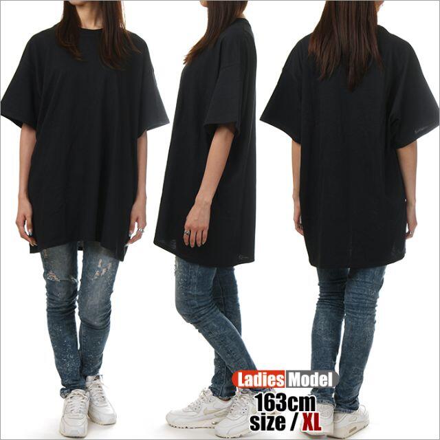 GILDAN(ギルタン)の【新品】ギルダン 半袖 Tシャツ XL 黒 無地 レディース 大きいサイズ レディースのトップス(Tシャツ(半袖/袖なし))の商品写真