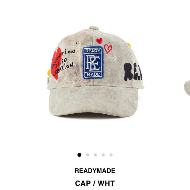 readymade Cap white メンズの帽子(キャップ)の商品写真