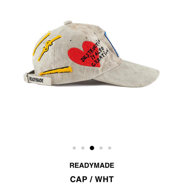 readymade Cap white メンズの帽子(キャップ)の商品写真