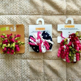 ジンボリー(GYMBOREE)の【新品未使用】GYMBOREE crazy8 ヘアアクセサリー　3個セット(ヘアゴム/シュシュ)