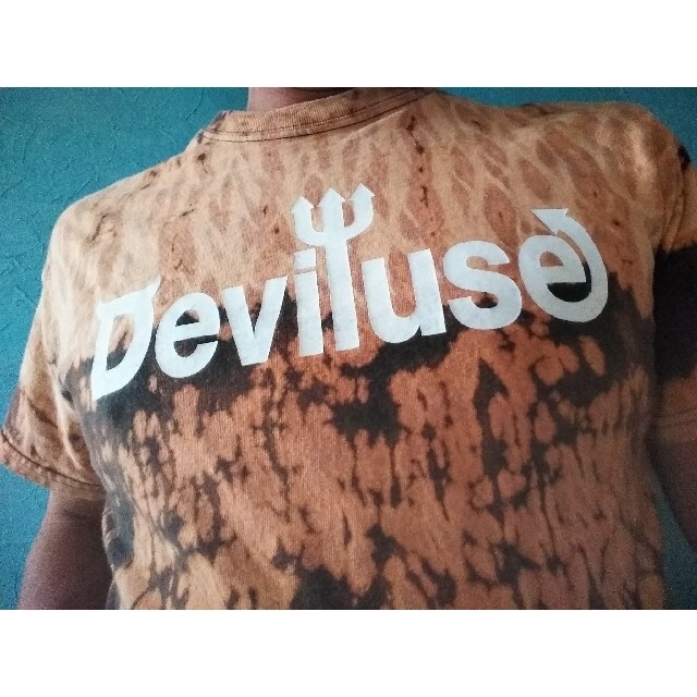 Deviluse(デビルユース)の俺だけの Deviluse ONLY ONE ブリーチタイダイ柄Tシャツ メンズのトップス(Tシャツ/カットソー(半袖/袖なし))の商品写真