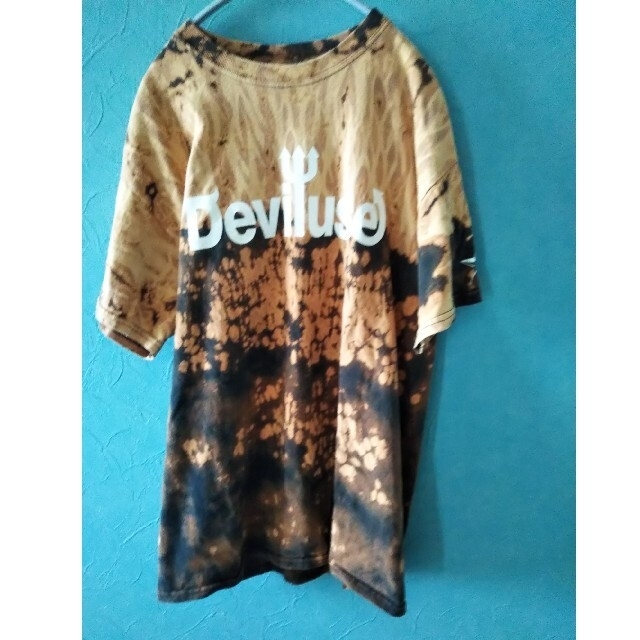 Deviluse(デビルユース)の俺だけの Deviluse ONLY ONE ブリーチタイダイ柄Tシャツ メンズのトップス(Tシャツ/カットソー(半袖/袖なし))の商品写真