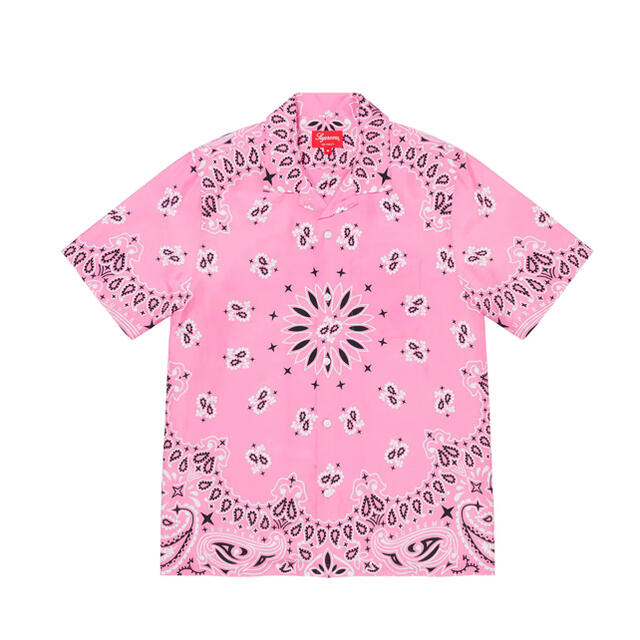 Supreme - Supreme Bandana Silk S/S Shirtの+inforsante.fr