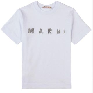 マルニ(Marni)のMARNI シルバーロゴTシャツ キッズ 10y ティーシャツ tシャツ マルニ(Tシャツ(半袖/袖なし))