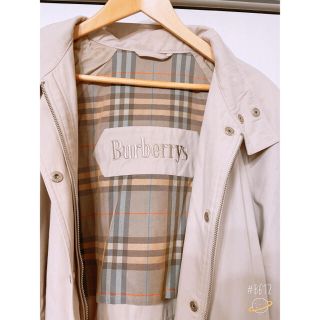 バーバリー(BURBERRY) ノーカラージャケット(レディース)（チェック