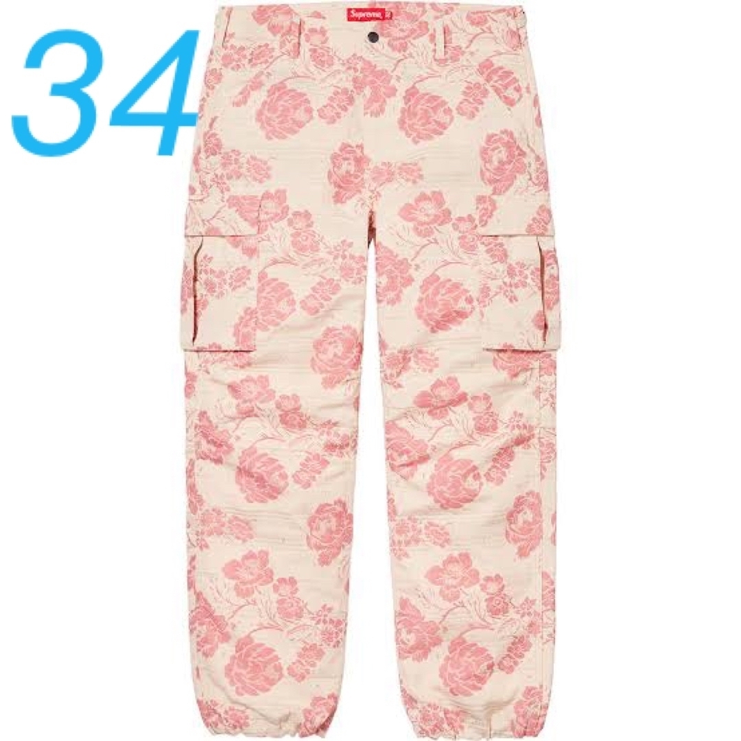 supreme floral tapestry cargo pants