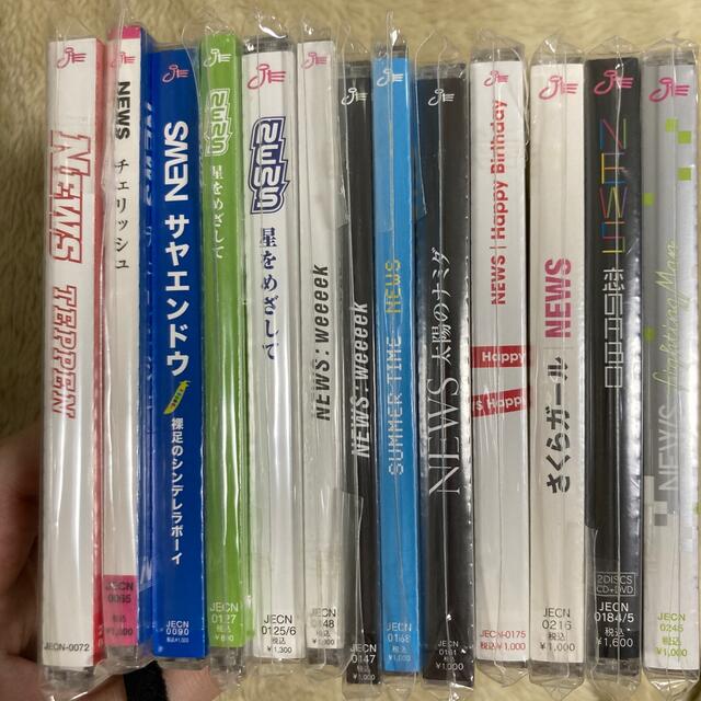 NEWS(ニュース)のNEWS シングルCD 13枚 エンタメ/ホビーのCD(ポップス/ロック(邦楽))の商品写真