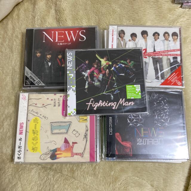 NEWS(ニュース)のNEWS シングルCD 13枚 エンタメ/ホビーのCD(ポップス/ロック(邦楽))の商品写真