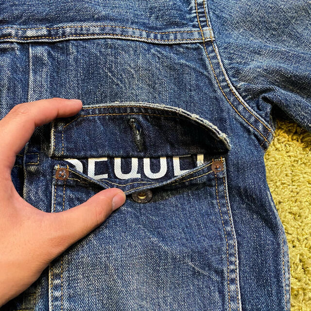 SEQUEL FRAGMENT DAMAGE DENIM JACKET SEQUEL FRAGMENT DAMAGE DENIM JACKET