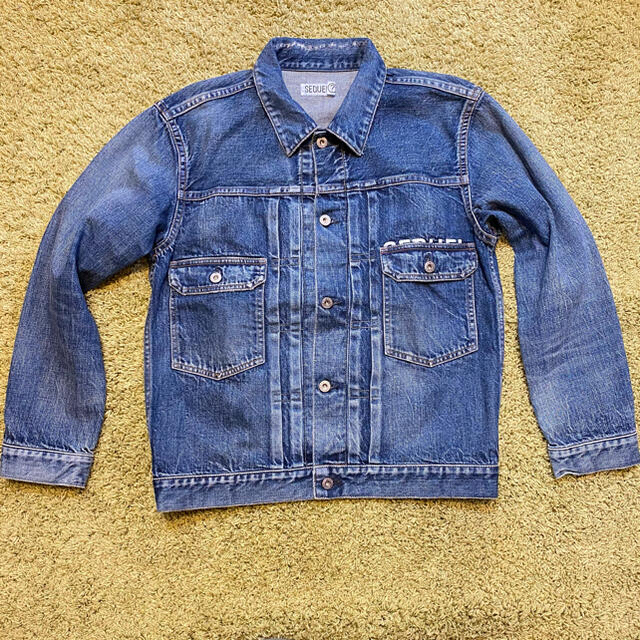 SEQUEL FRAGMENT DAMAGE DENIM JACKET