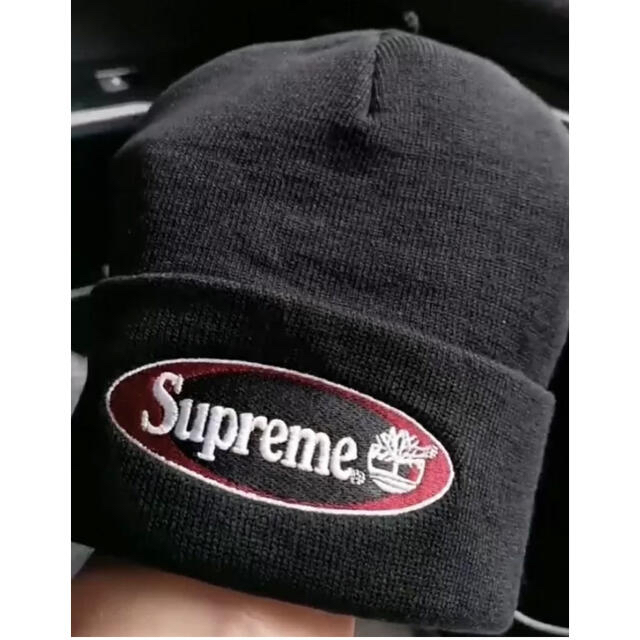 Supreme(シュプリーム)のSupreme  Timberland Beanie 黒　ニットキャップ メンズの帽子(ニット帽/ビーニー)の商品写真