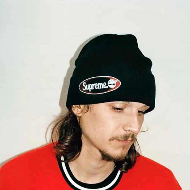 Supreme(シュプリーム)のSupreme  Timberland Beanie 黒　ニットキャップ メンズの帽子(ニット帽/ビーニー)の商品写真