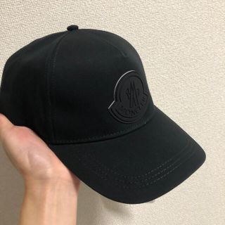 モンクレール(MONCLER)の【black】moncler モンクレール  ベースボールキャップ(キャップ)