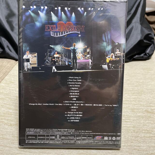 EXILE(エグザイル)のEXILE ATSUSHI SOLO LIVEDVD エンタメ/ホビーのCD(ポップス/ロック(邦楽))の商品写真