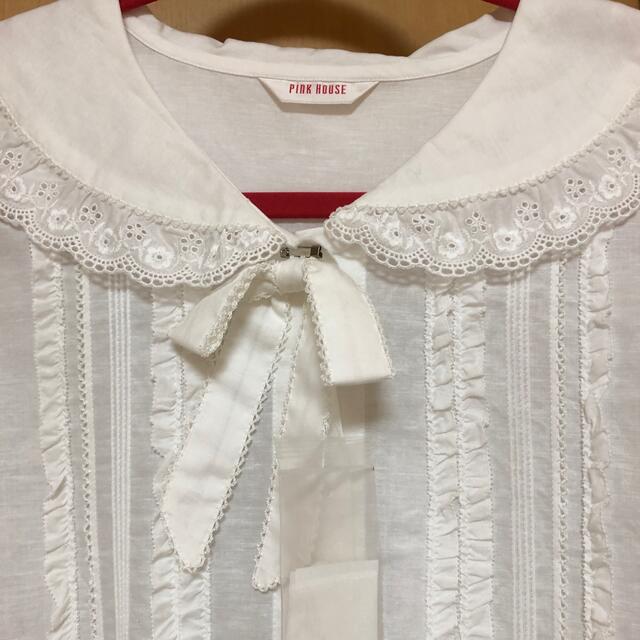 ピンクハウス❤️ピコフリルが可愛いブラウス-