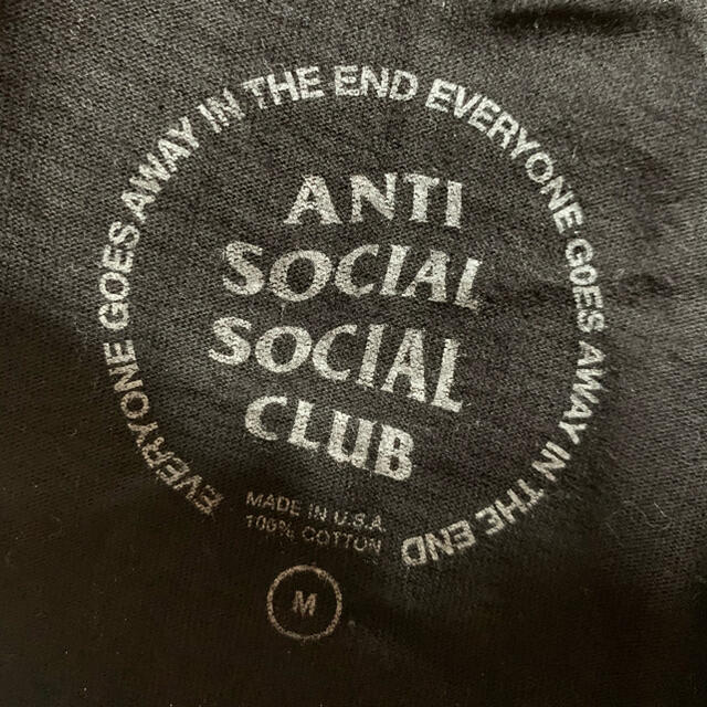 FRAGMENT(フラグメント)のanti social social club fragment Tee メンズのトップス(Tシャツ/カットソー(半袖/袖なし))の商品写真