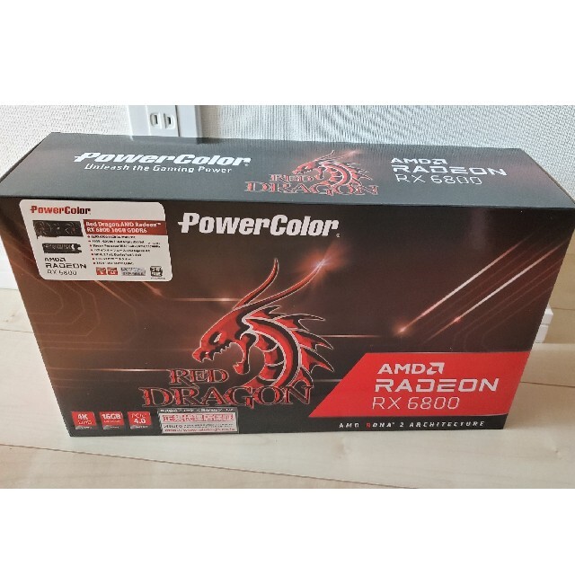 新品Power Color Red Dragon Radeon RX 6800