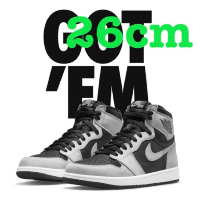 NIKE AIR JORDAN 1 HIGH OG SHADOW 2.0スニーカー