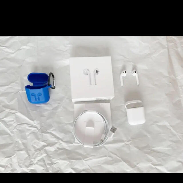 APPLE airpods シリコンケース付