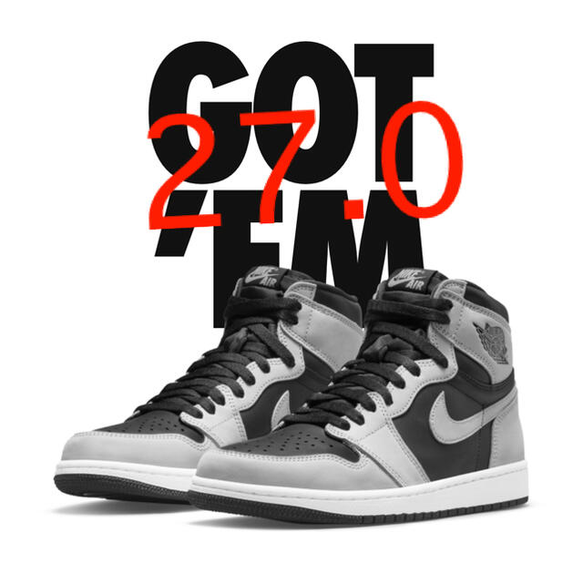 NIKE AIR JORDAN 1 HIGH OG "SHADOW 2.0"靴/シューズ