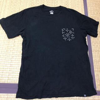 ユニクロ(UNIQLO)のユニクロ　XL 黒　半袖Tシャツ(Tシャツ/カットソー(半袖/袖なし))