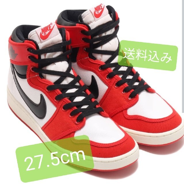 NIKE(ナイキ)の値下げ【27.5cm】NIKE AIR JORDAN 1 KO CHICAGO メンズの靴/シューズ(スニーカー)の商品写真