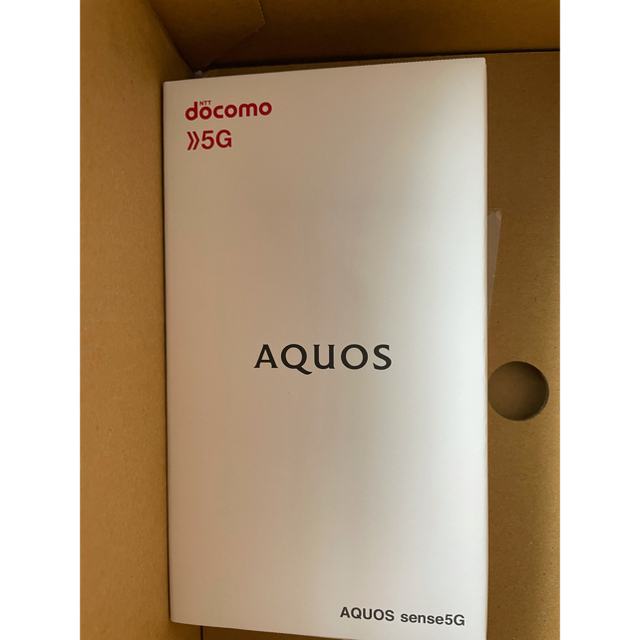 本物品質の 【新古品】AQUOS sense5G [ニュアンスブラック AQUOS SIMフリー SH-53A docomo 