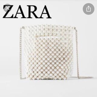 Zara Zara パール ビーズ チェーン ミニバスケット バック ハンド ショルダーの通販 By あや S Shop ザラならラクマ