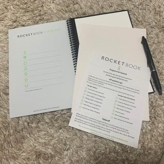 【YU様専用】ROCKET BOOK 半永久的ノート(ノート/メモ帳/ふせん)