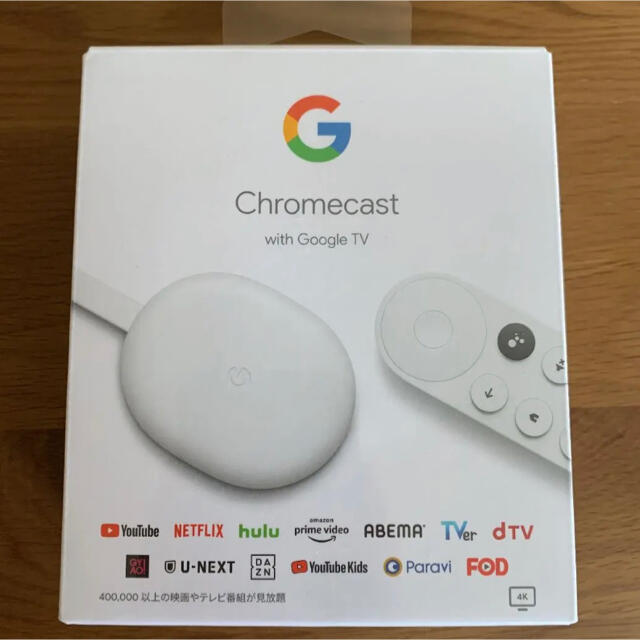 Google(グーグル)の新品未使用 Chromecast with Google TV GA01919 スマホ/家電/カメラのテレビ/映像機器(映像用ケーブル)の商品写真