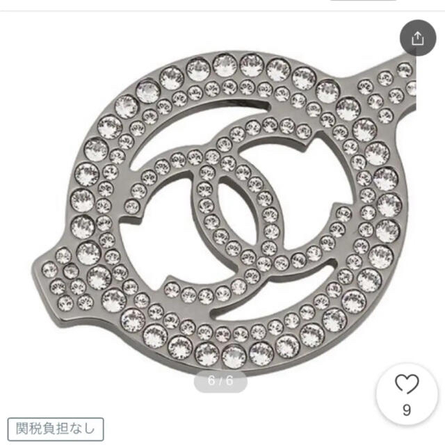 CHANEL(シャネル)の【新品未使用希少完売品シャネルブローチ❤️ラインストーン　ネックレス　ココマーク レディースのアクセサリー(ブローチ/コサージュ)の商品写真