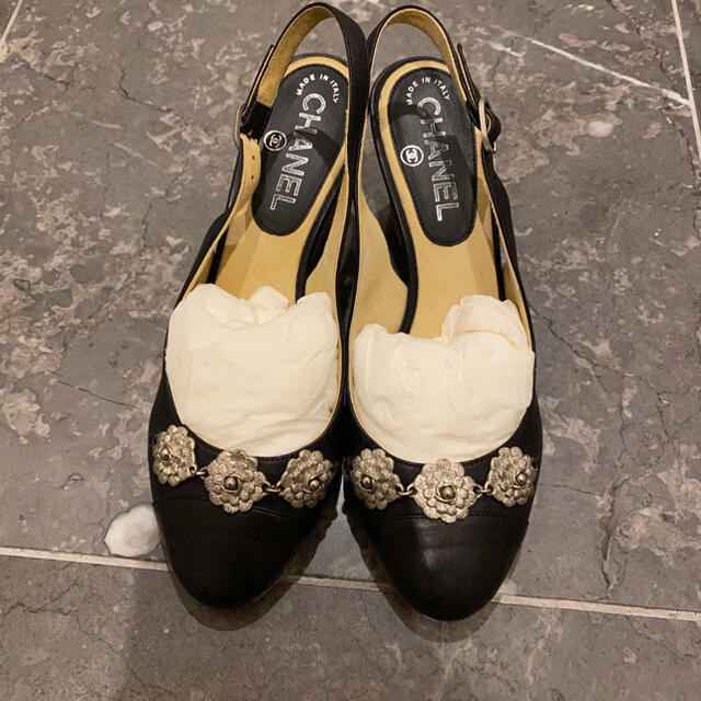 シューズ CHANEL 37 24 CHANELの通販 by ら5917's shop|シャネルなら