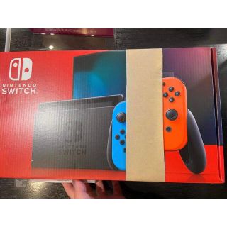 ニンテンドースイッチ(Nintendo Switch)の店舗印あり新品スイッチNintendo Switch 本体　1時間以内出荷(家庭用ゲーム機本体)