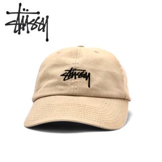 ステューシー(STUSSY)の◆日本未発売◆STUSSY STOCK LOW Pro カーブキャップ サンド(キャップ)