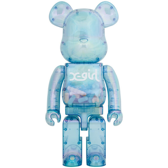 MEDICOM TOY(メディコムトイ)のBE@RBRICK X-girl 2021 1000% 二つセット エンタメ/ホビーのおもちゃ/ぬいぐるみ(模型/プラモデル)の商品写真