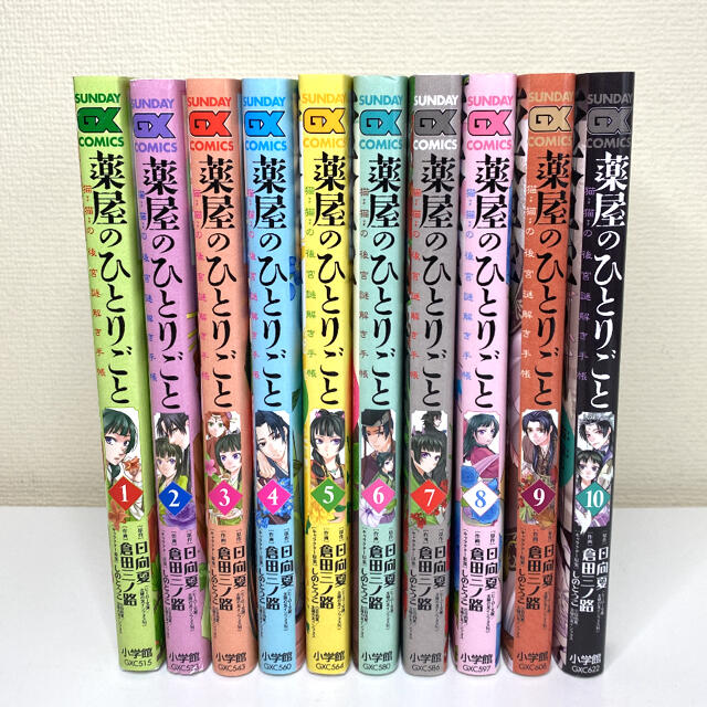 【薬屋のひとりごと 猫猫の後宮謎解き手帳】全巻 日向夏／倉田三ノ路／しのとうこ