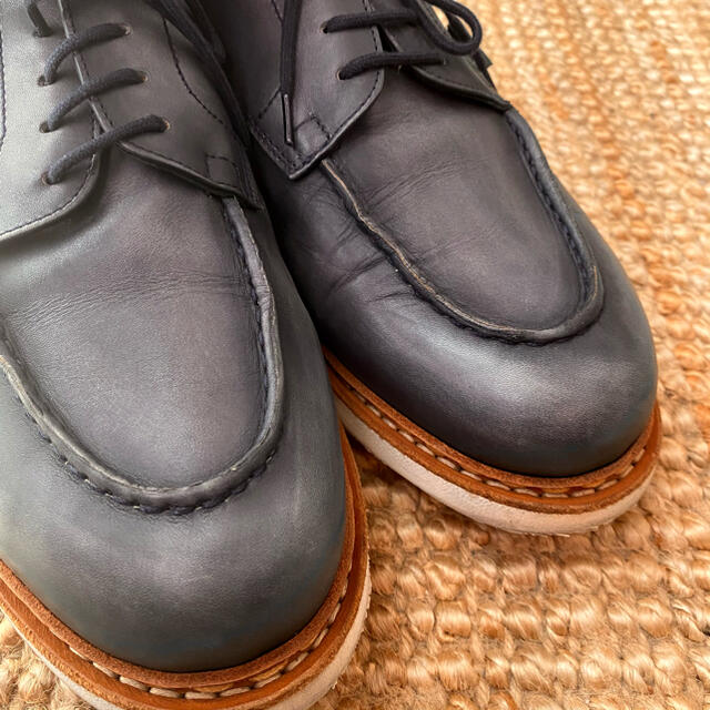 Paraboot(パラブーツ)の定価6.9万 パラブーツ シャンボード ネイビー Chambord Uチップ メンズの靴/シューズ(ドレス/ビジネス)の商品写真