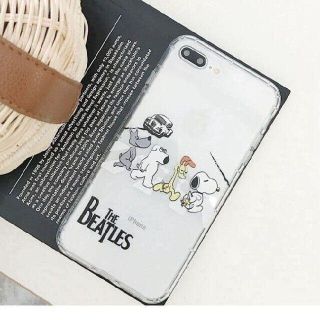 スヌーピー(SNOOPY)のSnoopy スヌーピー Beatles iphoneケース　各種サイズ(iPhoneケース)