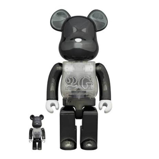 MEDICOM TOY(メディコムトイ)の2G BE@RBRICK 100 x 400 白黒セット エンタメ/ホビーのフィギュア(その他)の商品写真